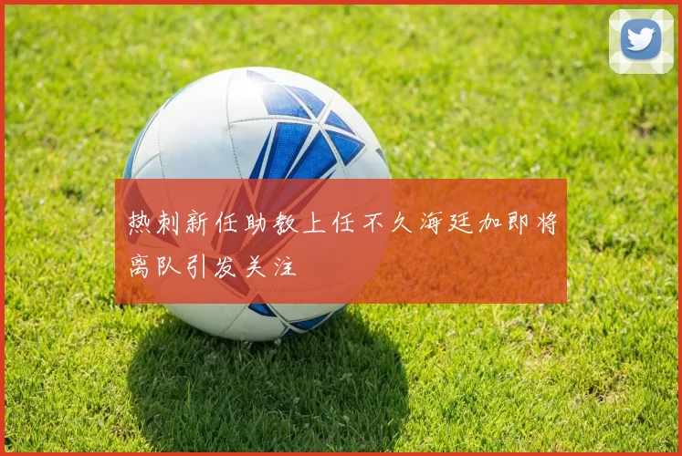 热刺新任助教上任不久海廷加即将离队引发关注